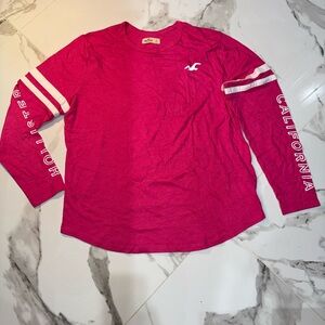Hollister Pink Long Sleeve Tee